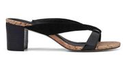 Donald Pliner Oona Block Heel Sandal in Black