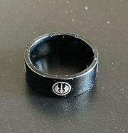 Black stainless steel Star Wars ring size 9