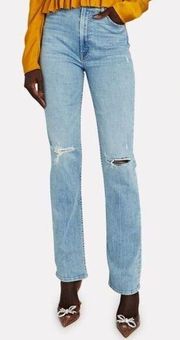 Mother Denim Jeans Skimp Rider Straight Leg Blue Jeans Size 25