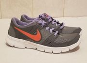 Nike Flex Experience Athletic Running Shoes RN Grey Pink Purple Size 8 Women
