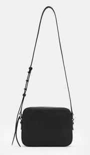 All Saints Captain Leather Square Crossbody Bag