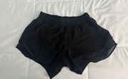 Black Hotty Hot Shorts 4” High-Rise