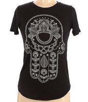 Awake graphic tee black short sleeve t-shirt size S