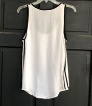 Bobeau Tank White Black Trim