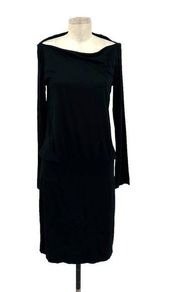 James Perse Boat Neck Long Sleeve T-Shirt Dress Size 4 / XL