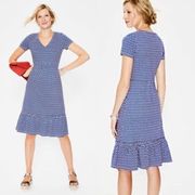 Boden Melissa Jersey Candy Stick Diamond Lattice Dress