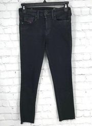 Diesel Livier Black Coated Jeans 25