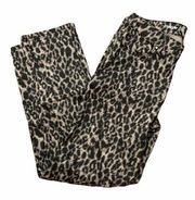 APT. 9 Animal Print Straight Capri