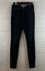 Athleta Black High Rise Sculptek Skinny Jeans Size 0