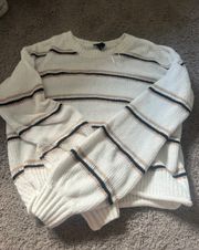 Striped Cropped Sweater