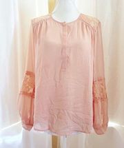 Belle Sky pink blouse New with tags Size Medium