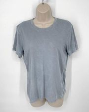 Cotton Citizen NEW Women's Standard Tee Relaxed Fit Size M Vintage Natural Blue