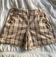 BRAND NEW plaid Shorts 