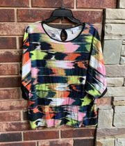 Liz Claiborne Multi Color Shirt Wm L