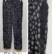 Band Of Gypsies Print Tuxedo Stripe Casual Boho Pant See Description