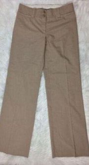 EXPRESS  Sz 4 Pants Tan Brown Correspondent Trousers Slacks Thin