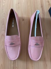 Odette Patent Leather Loafers Size7.5M pink