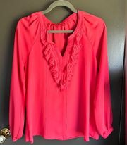 Ruffle top blouse