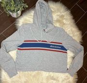 Dickies grey sweatshirt crop hoodie size medium