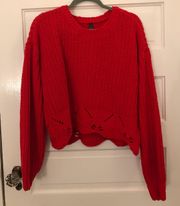 NWT Cropped Francesca’s Sweater