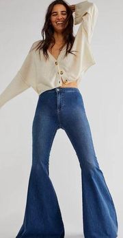 Free People  On Float Bell Bottom Jeans