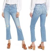 Mother Denim The Hustler Ankle Fray Jean in Thrilling Shots Sz 27