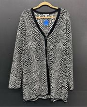 Isaac Mizrahi button down cardigan XL