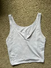 Cropped Henley Tank Top