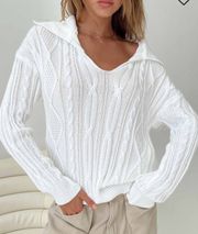 Symons Sweater White