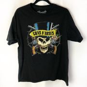 Guns & Roses black band tee size Large