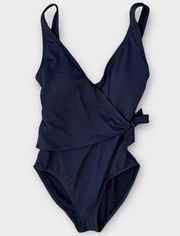 NWT Tommy Bahama Pique Colada Wrap Front Swimsuit Size 10