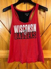 5th & Ocean Tank Top Wisconsin Badgers Size Small (2657)