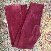 Chatoyant Maroon Palazzo Pants