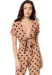 Beach Riot Piper Polka Dot Top