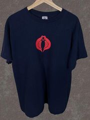 Vintage Cobra GI Joe Navy Blue Tee shirt 2000