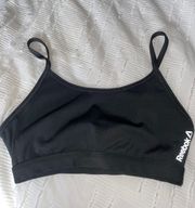 Reebok Black Sports Bra