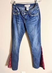 Hydraulic denim Y2K western low rise flair jeans sz 10