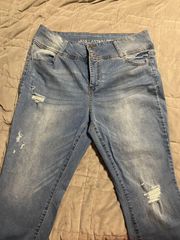 Distressed Jeggings Size 16