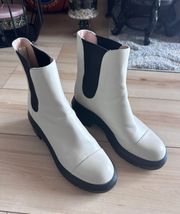 Lug-Sole Chelsea Boots