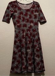 Lularoe fireworks Julia dress size medium