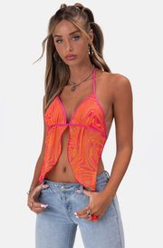 Mesh Halter Top