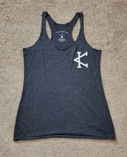 Charcoal Grey Caffeine & Kilo's Crossfit Tank Top, Women's XS