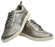 Easy Spirit Freney Dk Grey Metallic Leather Shoes B16B