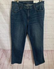 New Chico’s DefineMe Denim Straight Leg Ankle Jeans size 2.5 14 regular NWT