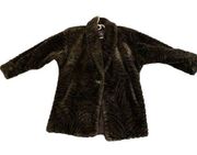 Mida Moda Fur Coat Size Small