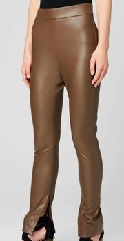 Blank NYC Women’s NWT Love Much Soft Vegan Leather Leggings In Brown Size 26 New