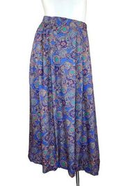 Vintage Sophisticates by Pendleton Multicolor Geometric Midi Skirt Boho NWT Sz10