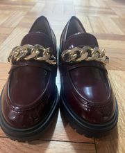 I.N.C. Dark Red Loafers