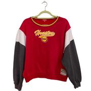 Mitchell & Ness Red Houston Rockets Sweatshirt Sz XL