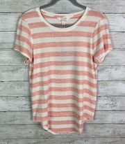 Stitch Fix Market & Spruce Striped Tee Shirt Size Small Petite